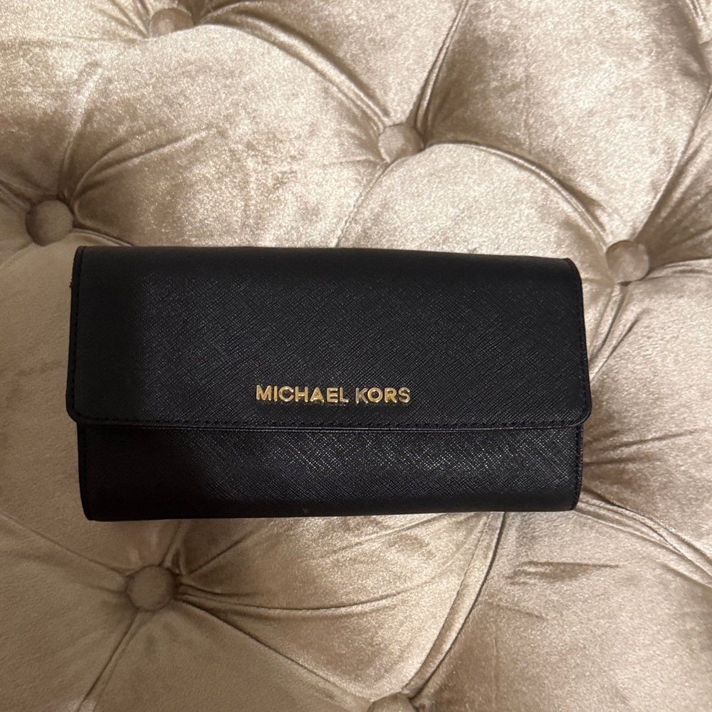 Michael Kors Black Leather Wallet
